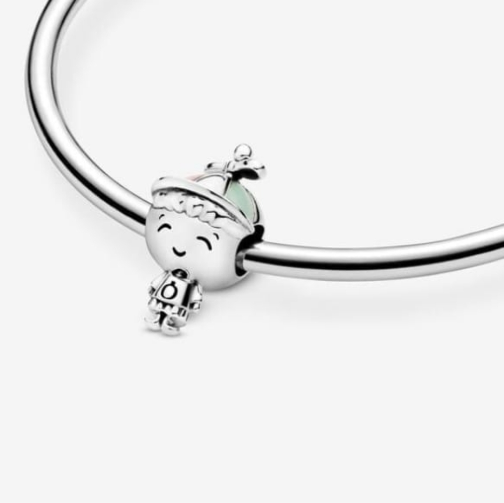Pandora Little Boy Charm 798015enmxSterling silver NWT - Picture 3 of 5